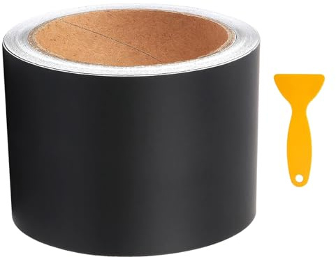 ALI2 Carbon Folie Auto,Autofolie,Auto Folie,Autofolie Schwarz Glänzend,Einstiegsleisten Schutz,Schutzfolie,Car Wrapping Folie,Auto Folie Schwarz Glanz(10 cm x 9 m)