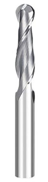 2 Flöten Kugelfräser 3,175 4 6 8 mm Schaft CNC-Gravur-Bit Hartmetall-Schaftfräser Holzfräser(4x4x28x50mm)