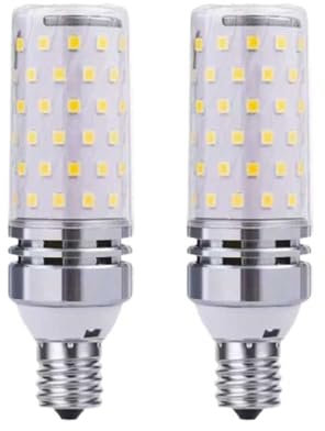 IOEDHW Lot de 2/10 ampoules LED E17 en forme de maïs, haute luminosité, 16 W, lampe à économie d'énergie, 1600 lumens, blanc 6000 K, ventilateur de plafond non dimmable, éclairage de maïs pour la mais