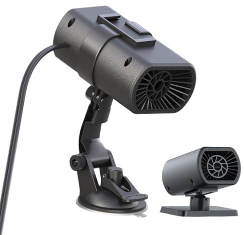 Autoheizungen für Fahrzeuge, Scheibenentfroster | Tragbarer Auto-Entfroster - 12V Auto-Windschutzscheiben-Defogger, schnell erhitzender automatischer Windschutzscheibentrockner, 360-Grad-Einstellung f