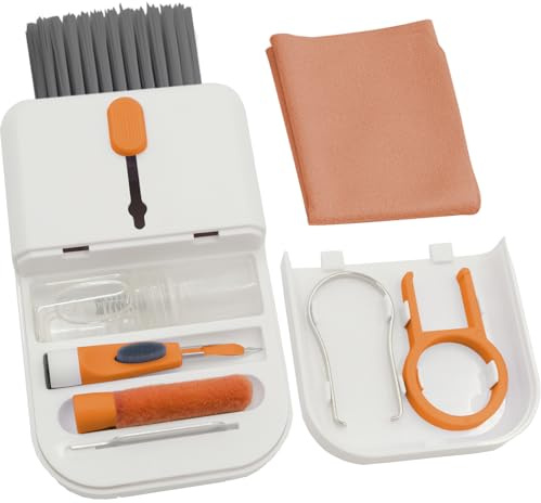 Hatstart - Limpiador de pantalla táctil para cámara de teléfono celular, tablet, altavoz de iPhone, portátil, PC, teclado, kit de limpieza para MacBook, Airpods, iPad, MacBook, todo en uno, kit de