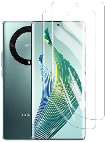 HYVICYROT Protector de Hidrogel Protector para Honor Magic 5 lite, 2 Piezas TPU Protectores de Pantalla HD Transparente Suave (NO vidrio templado)