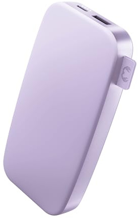Fresh 'n Rebel Powerbank 12000mAh - USB-C in & Out - Schnelles Aufladen (Fast Charge 20W) - 6 Sicherheitsmerkmale - Tragbarer externer Akku für iPhone und Android (Dreamy Lilac)
