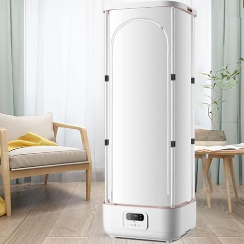 WJFTODAY Automatische Bügelmaschinen mit Dampftrocknern – Tragbare Bügelmaschinen zum Enton Falten für den Heimgebrauch, Trocknen von Bügelmaschinen – Automatische Bügelmaschinen, Wäschetrockner, (B)