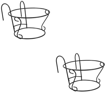 TOYANDONA 2 Pezzi Fioriera da Appendere per Esterni Portafiori per Balcone e Decorazione per Piante Sospese Design e Ufficio