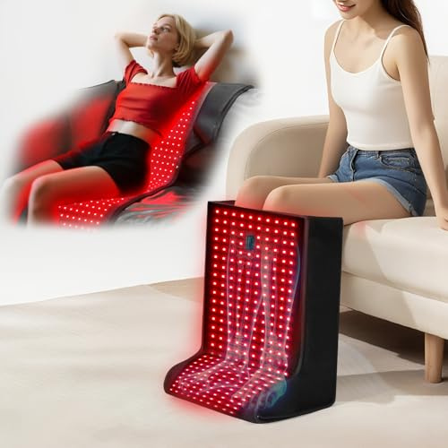 Red-Light-Therapy-for-Feet-Legs,2026 Upgrade 4 Therapy Modes, 5-Level Intensity,10–90 Min Timer, Red & Infrared Light Therapy Device for Home and Travel Use (13.8 * 11 * 18.1IN)