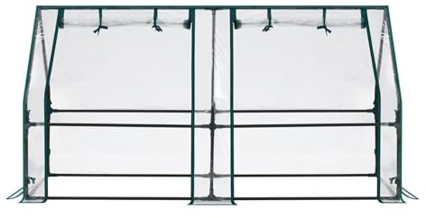 Kleines Gewächshaus, schneller und einfacher Aufbau, 180 x 90 x 90 cm, Mini-Gewächshaus, Pflanzenabdeckung mit aufrollbarem , anfängerfreundliches Design, für den Garten im Freien