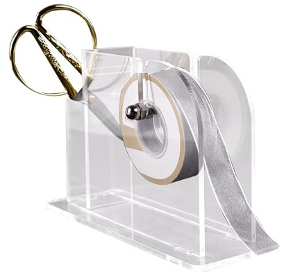 Bandhållare, bandförvaring, tejpdispenser, bandorganisatör rack – dekaldispenser, dekalhållare, bandspolhållare för pysselrum, konditori, blombutik