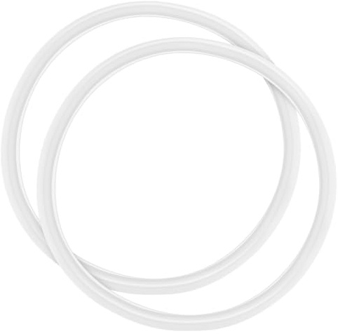 OUNONA 2 Stück Silikon Dichtungsringe 16cm Ersatzdichtung für Schnellkochtöpfe und Dampfgarer Hochtemperaturbeständig Abdichtung Vielseitiges Topfzubehör