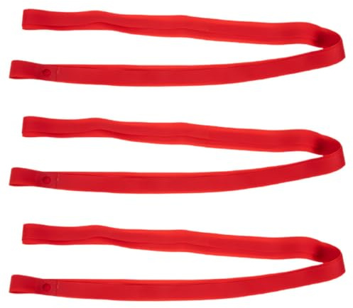 NUOBESTY 3 Piezas Cinta para Pastillas de Llanta de Bicicleta de Pvc Rojo 26 Pulgadas, Cinta de Llanta sin Cámara, Antipinchazos, para Bicicleta y Neumático, Ciclismo al Aire Libre y