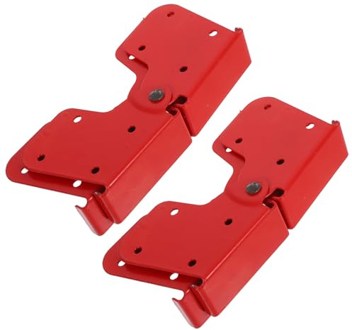 SHINEOFI 4 Stück Leitergelenk aus Aluminiumlegierung Rot Ersatzteile für Dachbodentreppen Scharniersatz für Klapptrittleiter für Reparatur und Sicheren Halt im Haushalt