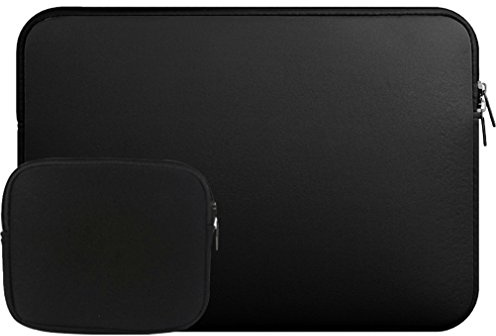 12 Zoll Polyester-Gewebe Tragen Stoßfest Wasserdicht Laptoptasche Notebooktasche Notebook Schutzhülse für/Notebook Computer/Ultrabooks,Schwarz