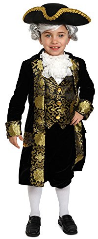 Dress Up America Randig Yerushalmi Chasidic Bekitcha judisk rabbin Outfit för barn