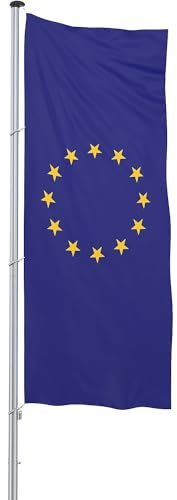 Certeo | Pavillon pour mât/drapeau | format 1,2 x 3 m | drapeau européen
