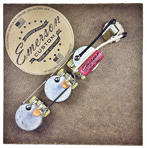 Emerson Custom Jazz Bass Prewired Kit (250K Ohm Pots & 0.047uf Capacitor)