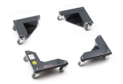 MILLMAN - Kit de 4 Coins roulants pour déplacer Les Meubles - capacité de Charge jusqu'à 600 kg - roulettes pivotantes - déplacement des Meubles sans Effort (sans Mallette)