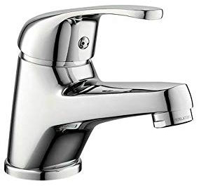 Vetrineinrete® Rubinetto per lavabo miscelatore monoleva regolabile monocomando lavandino monoforo da bagno in ottone cromato D40