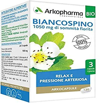Arkopharma Integratore Arkocps Biancospino, 45 Capsule Bio