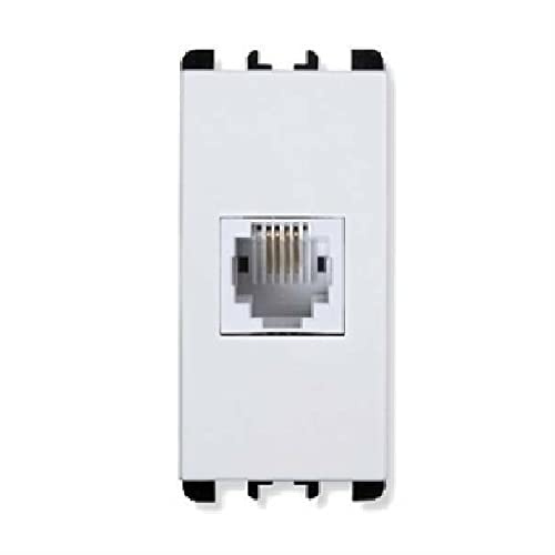 SIMON URMET PRESA TELEFONICA RJ11 6/4 COLORE BIANCO 10411.B