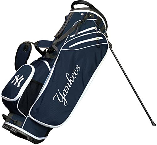 Team Golf MLB 14-way Club Divider Lightweight Stand Bag with Velcro Glove and Umbrella Holder, Multi Team Color, Unisex