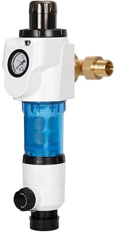Système de filtre à eau sous évier, système de filtration d'eau potable, connexion directe, élimine 99,99 % des matières étrangères et des odeurs, installé dans le tuyau principal (1200 GPD)