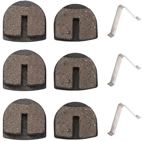 KAMIER Rounded Front Rear Disc Brake Pads Replacement for Razor MX650 MX500 SX500 Mcgrath Dirt Rocket Bike 4 Wheeler ATV Dirt Quad RSF650 Kids Electric Motorcycle Scooter YK2 Flame Brake Caliper Parts