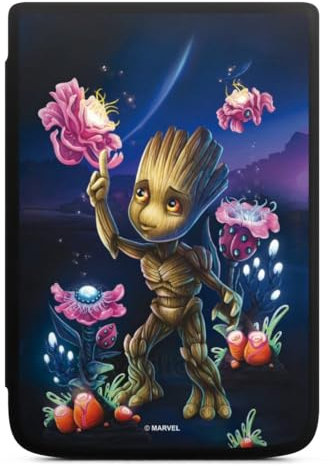 DeinDesign Coque pour liseuse Compatible avec Vivlio Touch HD Plus Etui pour liseuse Protection pour liseuse Les Gardiens de la Galaxie Baby Groot Marvel