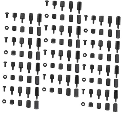 CIYODO 180pièces Kit Assortiment Entretoises Nylon Avec Vis Et Écrous Pour Applications Variées