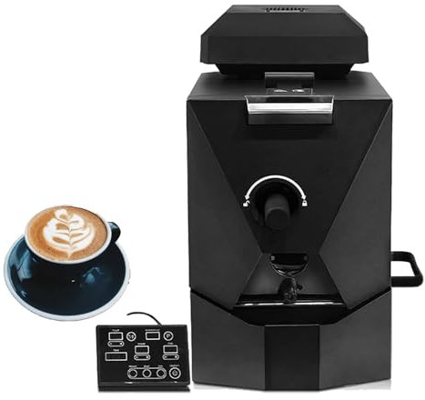 URJWAN Coffee Bean Roaster, Electric Coffee Bean Roaster Commercial Roaster with Controller, Three baking modes adjustabl, Coffee Bean Roasting Machine, Used In Coffee Shops