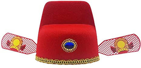 OXOLAMRIN Chapeau impérial chinois ancien, Chapeau d'érudit chinois for hommes, Costume de pékin, chapeau traditionnel de marié chinois, livraison directe