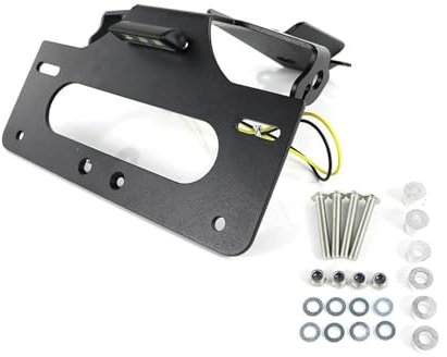HBBTUTGK Für Ducati Für 899 959 1199 Panigale Für 1299 Panigale Kennzeichenhalterhalterung Heck-Heck-Ordnungs-Kotflügel-Entferner-Kit Kennzeichenhalter für Motorrad
