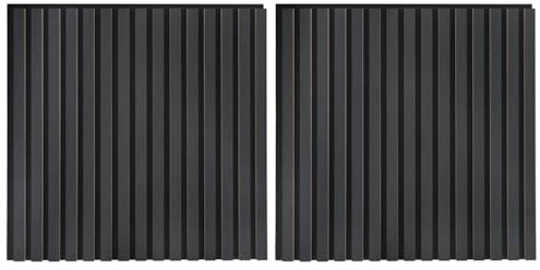vidaXL Akustik Wandpaneele 2 STK. Lamellen 60,5x60 cm Eichenfurnier, Akustikpaneele, Wand Akustikpaneele, Lamellen Akustik Paneelen, Akustik Paneele