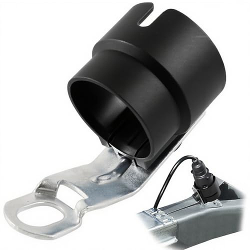 LEZED Supporto Per Rimorchio, Supporto Per Connettore Rimorchio Girevole, Accessori Rimorchio Supporto Spina, Per Adattatore Da 7 a 13 Poli,Con Piastra Montaggio Metallo, Per Auto e Carrelli Elevatori