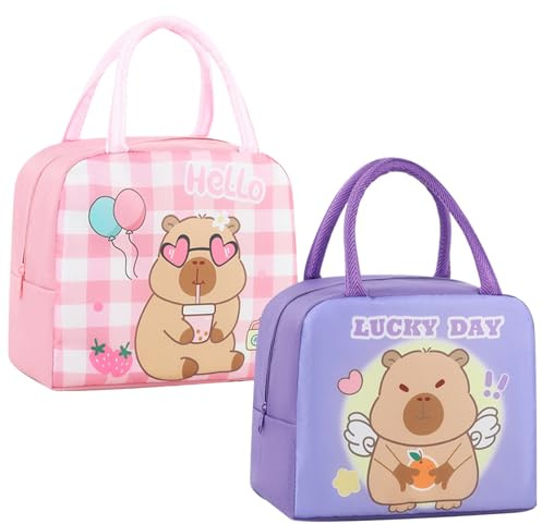 Mlpkoi Bolsa Termica Porta Alimentos, Bolsa de almuerzo, Bolsas Isotérmica Para Comida Infantil, Bolsas Porta Alimentos, Reutilizables, Portátil e Isotérmica Lunch Bag, Para Almuerzo, Trabajo, Escuela