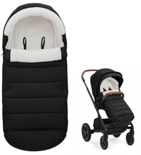 SASHA'S Footmuff designed for all Nuna Strollers (Mixx, Tavo, Triv, Trvl, Trvl Dubl, Demi, Swiv) (Bunting Bag) (Stroller not included)