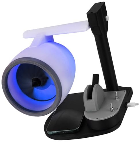 XAGMODSHN Regalo Creativo Ventilatore Da Tavolo USB Design Aeronautico Dotato Alimentatore Mobile Raffreddamento Elevato Silenzioso Comodo Per Uso Domestico Ventilatore Da Scrivania Silenzioso