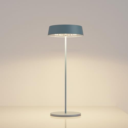 Palmina 901 Lampada da Tavolo Senza Fili di Design, Ricaricabile USB-C con Batteria Aggiornata 2026, jour senza fili 4400mah,Dimmerabile Touch, IP54, Lampada LED per Interni ed Esterni