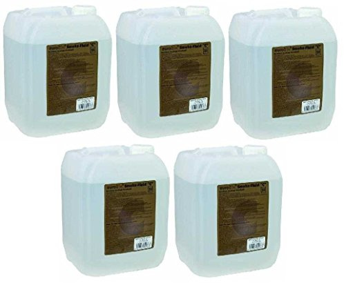 5x 5 L = 25 L Eurolite Smoke Nebel-Fluid, C (Standard) Nebelfluid für Nebelmaschine