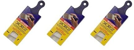 Wooster Brush Q3211-2 Shortcut Angle Sash Paintbrush, 2-Inch, White | Pack of 3