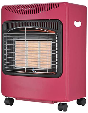 SANJIANG Gasheizer Gasheizofen Mit Sauerstoffmangelsicherung 4200 Watt Inkl. Schlauch Und Druckregler, Umkippsicherung Und Sauerstoffmangelsicherung,NaturalGas-L