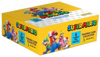 Panini Super Mario Trading Cards Umschläge, 18 Stück, Mehrfarbig, Onesize, 004310BOX18F