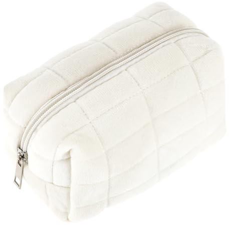 Sibba Makeup Case Make Up Cosmetic Organizer Travel Toiletry Bags Skin Care Pouch Small Fluffy Purse Collection Traveling Makup Beauty Women Girls