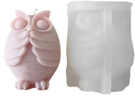 3D Kerze Form Eule Silikon Harz Formen Aromatherapie Kerze Form Desktop Ornamente Handwerk Hause Dekorationen
