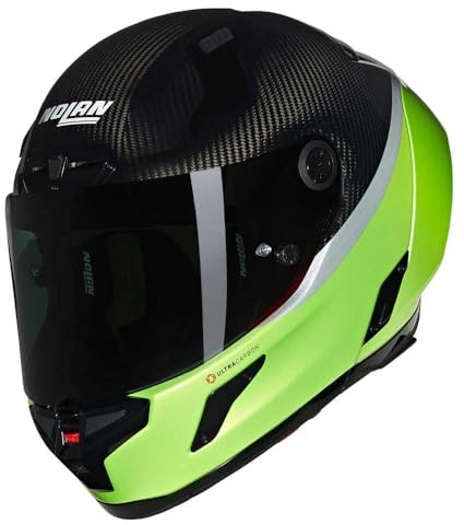 NOLAN HELMET X-804 RS D.O.C. 347 S, Carbon/Pulse Green