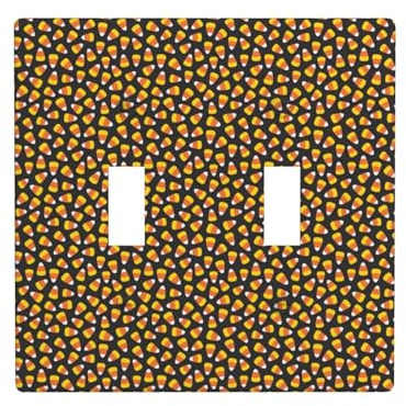 Placca di copertura per interruttore della luce a levetta, 2 piastre da parete di dimensioni standard 11,4 x 11,4 cm, piastra di copertura per interruttore a doppia luce decorativa, copertura per