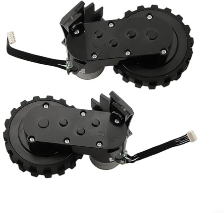 Besttoolifes Ruota di ricambio per robot aspirapolvere Redmond RV-R650s RV-R670S, set di ruote sinistra e destra, facile installazione, migliore efficienza di pulizia, funzionamento silenzioso (1