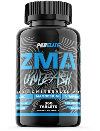ZMB6 360 Tablets Gluten Free Vegan Vitamin B6, Magnesium and Zinc Tablet | Normal Muscle Function & Energy Yielding Metabolism | Muscle Growth & Sleep Support | PROELITE UK