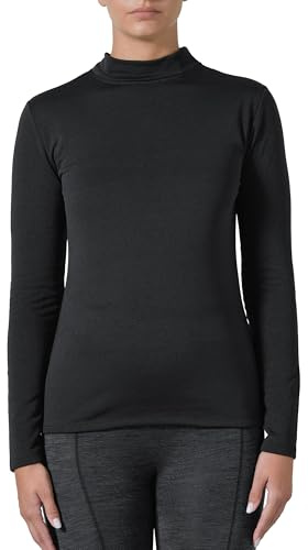 NOLOGO KATIACALZE Haut Thermique Femme Manche Longue Polaire Islanda - sous Vetement Thermique Femme, Technique, Hiver, Sportif et Décontracté, Respirant et Doux