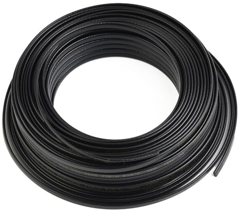 Tidevib Cavo riscaldante autoregolante, 17 W/per m 220 V, per protezione antigelo di tubi, tubi dell'acqua e grondaie del tetto, scioglimento della neve, lunghezza 5 m-50 m