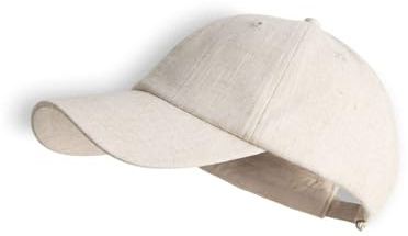 OPUS Damen Hut | Sommerliches Basecap aus Viskose Leinen Mix Natural Glaze, 0